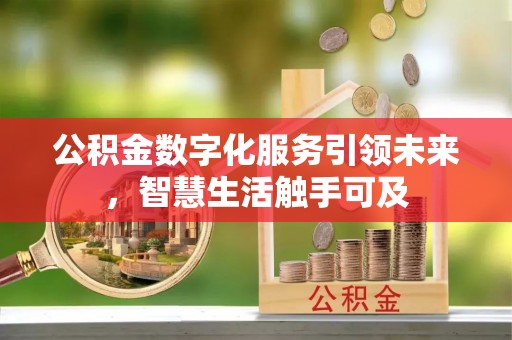 快速公积金数字化服务引领未来，智慧生活触手可及