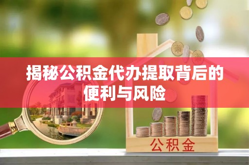 快速揭秘公积金代办提取背后的便利与风险