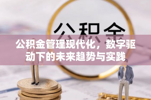 快速公积金管理现代化，数字驱动下的未来趋势与实践