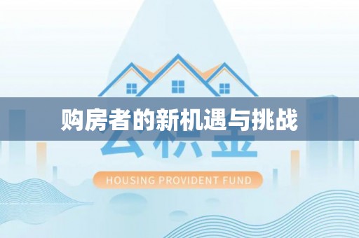 快速购房者的新机遇与挑战