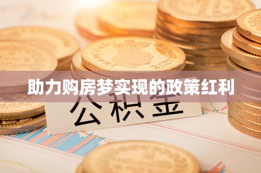 快速助力购房梦实现的政策红利