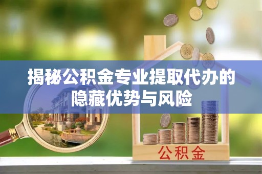 快速揭秘公积金专业提取代办的隐藏优势与风险