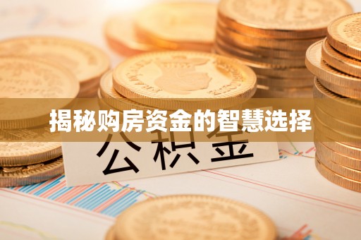 快速揭秘购房资金的智慧选择