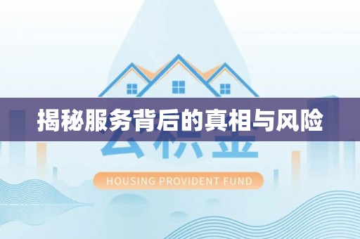 快速揭秘服务背后的真相与风险