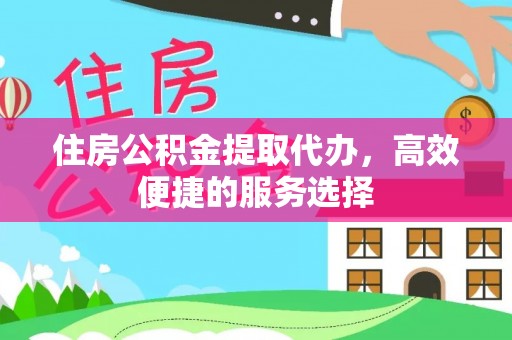 快速住房公积金提取代办，高效便捷的服务选择