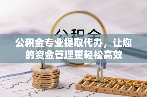 快速公积金专业提取代办，让您的资金管理更轻松高效