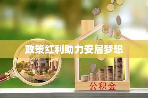 快速政策红利助力安居梦想