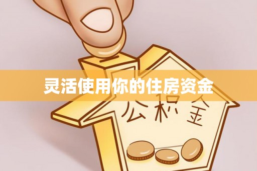 快速灵活使用你的住房资金