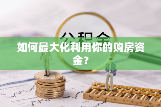 快速如何最大化利用你的购房资金？