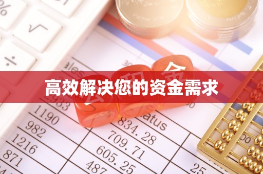 快速高效解决您的资金需求