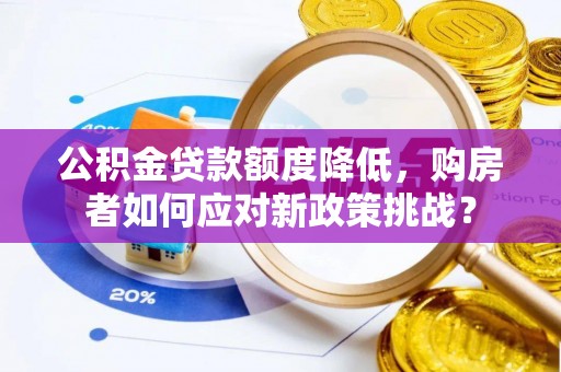 快速公积金贷款额度降低，购房者如何应对新政策挑战？